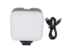 Luz recargable y ajustable Brillo para teléfono, luz para selfies y vídeos con el móvil.