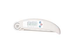 Termómetro Digital De Carne Inalámbrico Plegable Para Cocina, Barbacoa Y Asado, Blanco