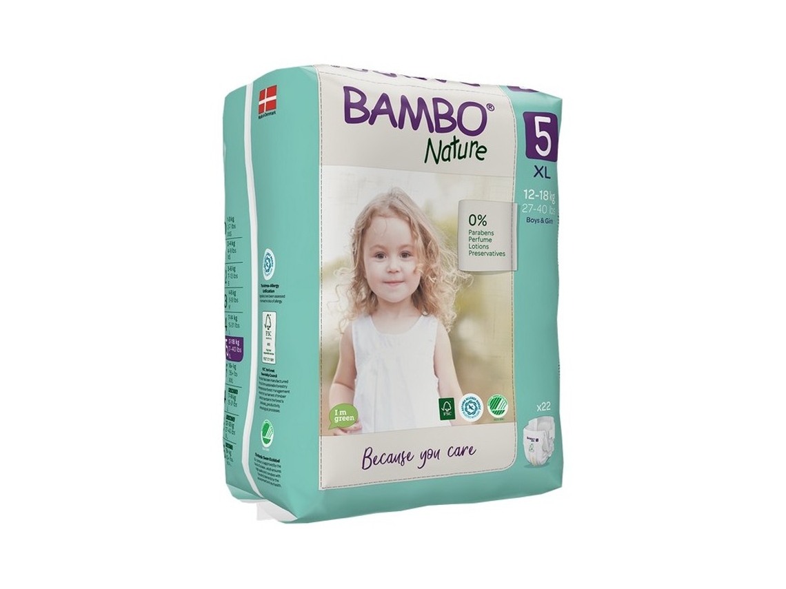 Pañales BAMBO Nature 5 (44 Unidades)