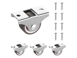 4 Piezas Pzs Ruedas Muebles Mini Placa Superior Rodamiento