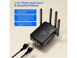 Extensor WiFi de 1200 Mbps para una cobertura de hasta 12,880 pies cuadrados Yizhood