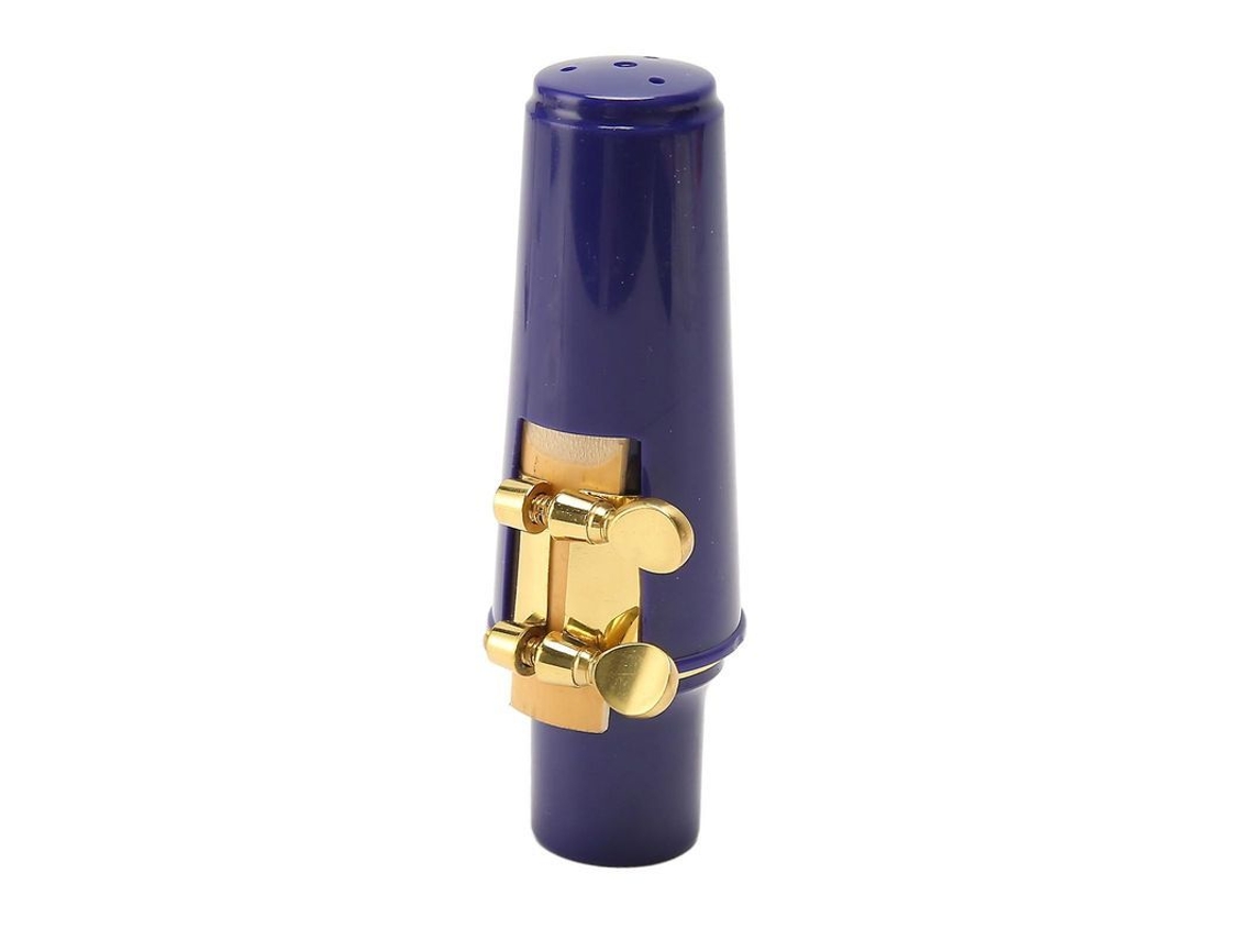 Boquilla Profesional Para Saxofón Alto Con Conexión Y Funda Para La Caña, Sonido Claro Y Duradero.