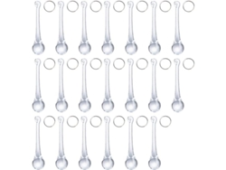20 Piezas De Colgantes De Cristal Gota Para Lámparas, Chandeliers, Navidad, Bodas Y Fiestas
