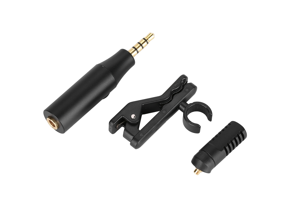 Micrófono Lavalier Para Teléfono, Portátil Con Pinza, Interfaz De 3.5mm