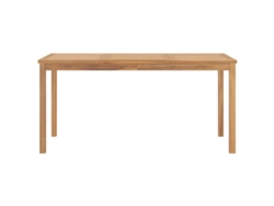 Mesa de comedor de jardín 160x80x77 cm Madera maciza de teca EXCLUSIVA MAISON