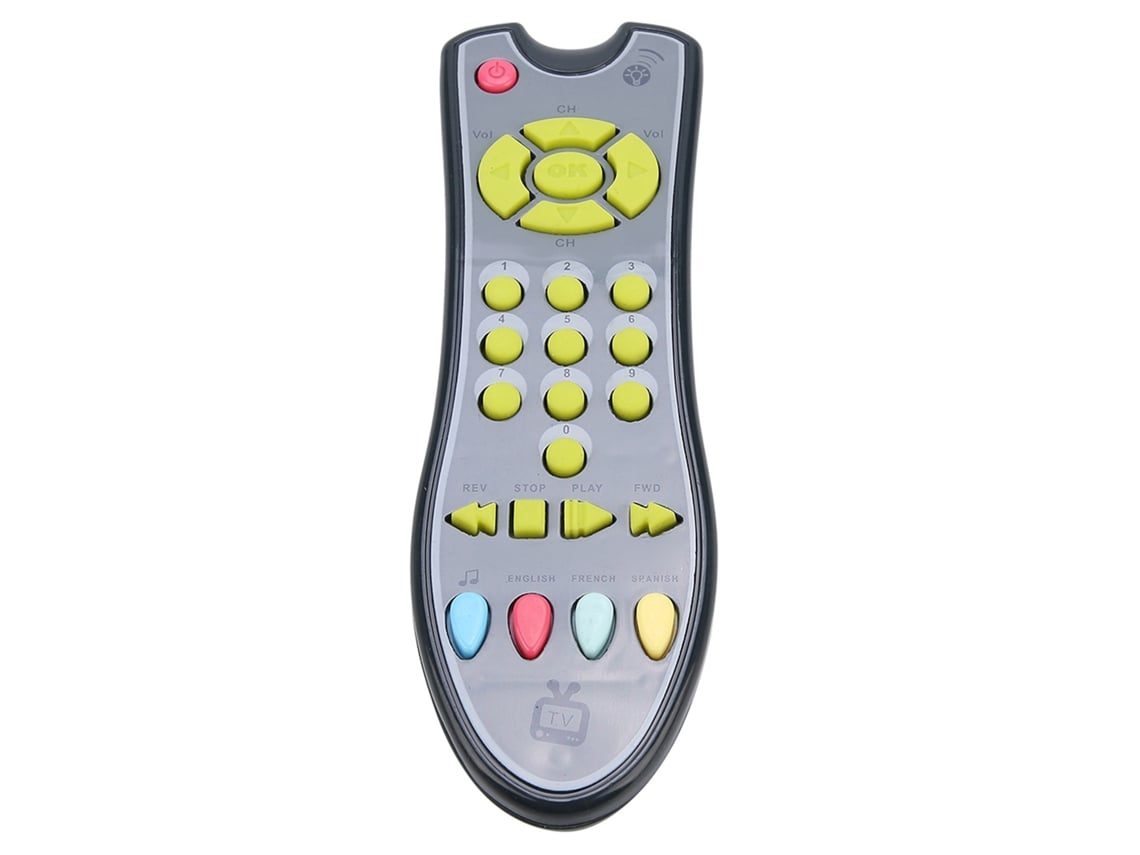 Ats-control Remoto Electrónico Para Bebés Con Música Y Aprendizaje De Números Juguete Educativo (gris)