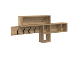 Maison Exclusive - Perchero De Pared Roble Artesanal 100 X 12 X 43,5 Cm