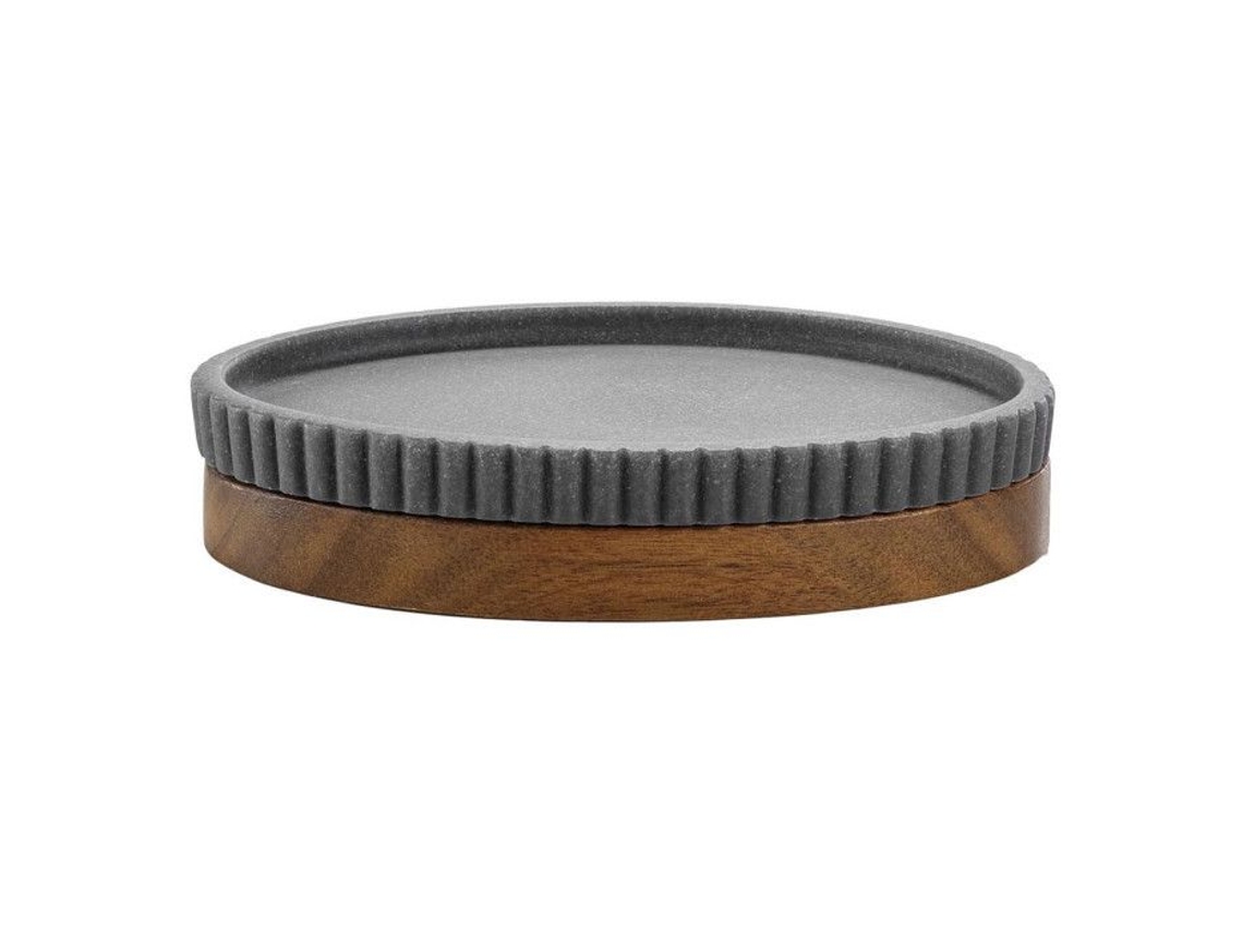 Jabonera de diseño Niagara 14 cm antracita Douceur D Intérieur
