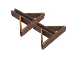Kit Básico 2 Para Valla De Madera, Piezas Antivuelco, Soporte Para