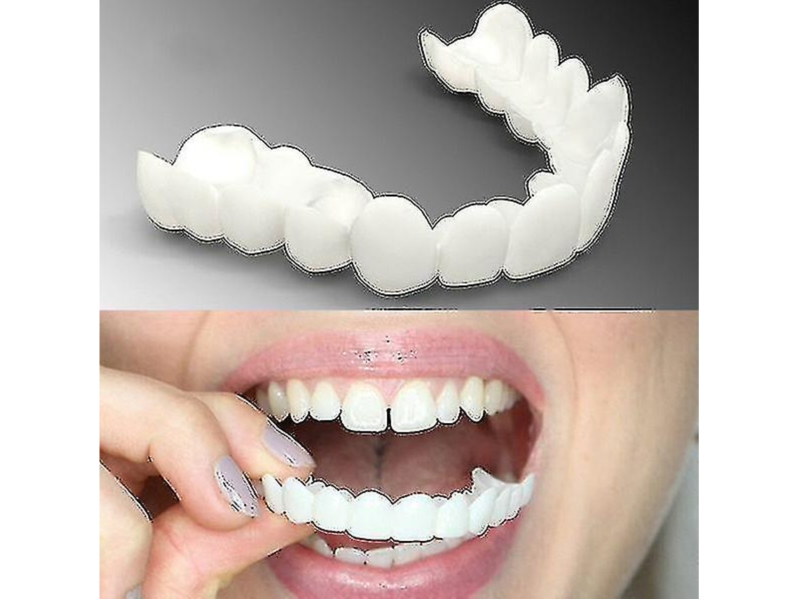 Rebe-aparatos De Clareamento Para Próteses Dentárias Comfort Fit Flex Superior/inferior Dentes Inferiores