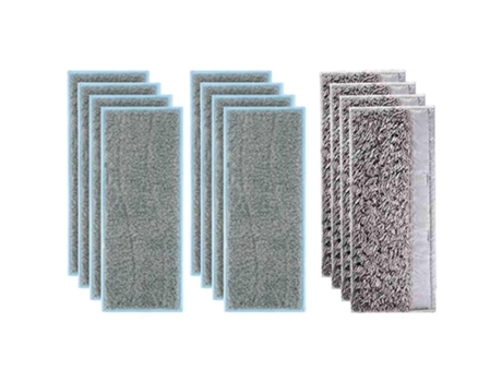 12pcs almofadas de limpeza molhadas, almofadas de limpeza a seco para irobot braava jet m6