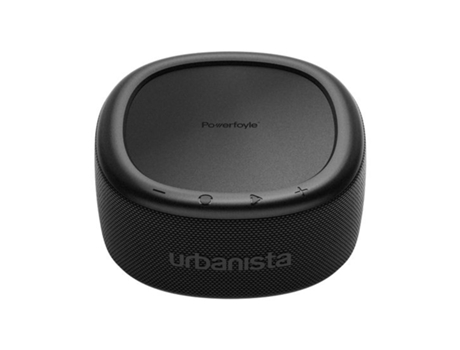 Altavoz Solar Bluetooth 5.2 20W Estéreo Portátil IP67 Modelo Malibu Negro URBANISTA