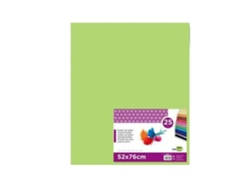 Papel Seda Liderpapel 52 X 76 Cm 18 Grs Verde Medio Emb. 25 onzas