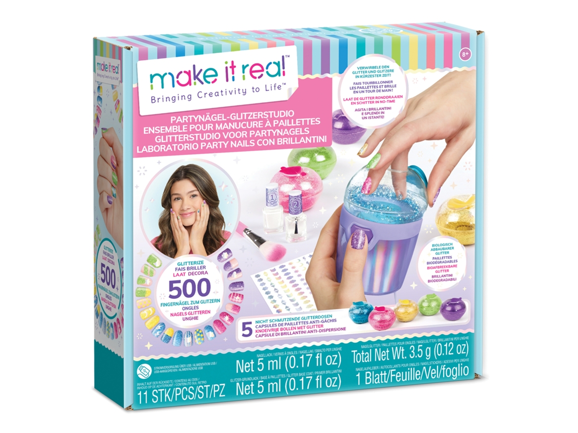 Set de esmaltes de uñas para niños MAKE IT REAL MR2467 (8 anos)