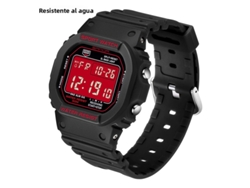 Reloj digital de lujo para hombre, estilo deportivo militar, resistente al agua, con alarma y cronómetro.