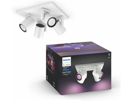 FOCOBRANCO QUÁDRUPLO ARGENTA PHILIPS HUE