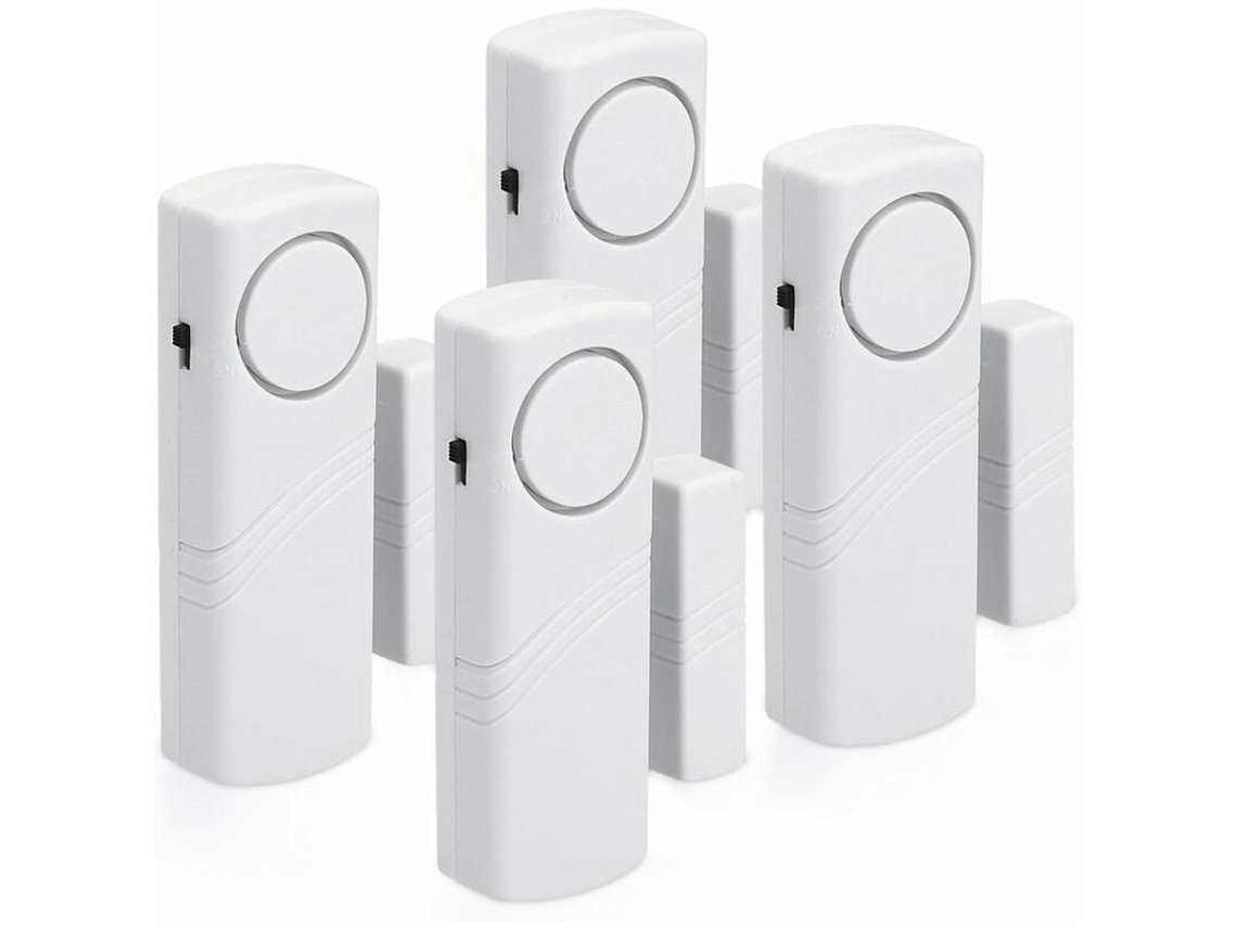 VVJIJILLY Sistema De Alarme De Segurança Residencial Com Sensor Magnético Sem Fio Para Uso Multiuso, Guardian Protector Com Som De Alarme De 100 Db E Alerta Sup