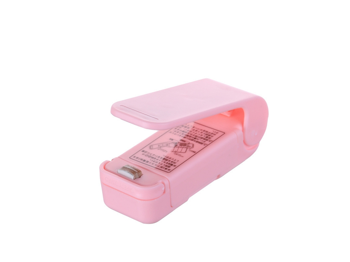 Selladora Al Vacío Manual Para Bolsas De Plástico, Snacks Y Alimentos (rosa), Chrui