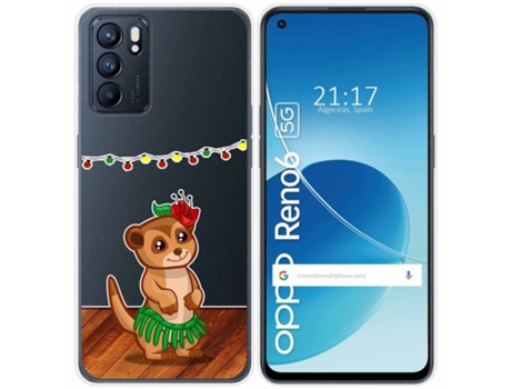 Carcasa Oppo Reno 6 5G TUMUNDOSMARTPHONE Dibujos Transparente Multicolor
