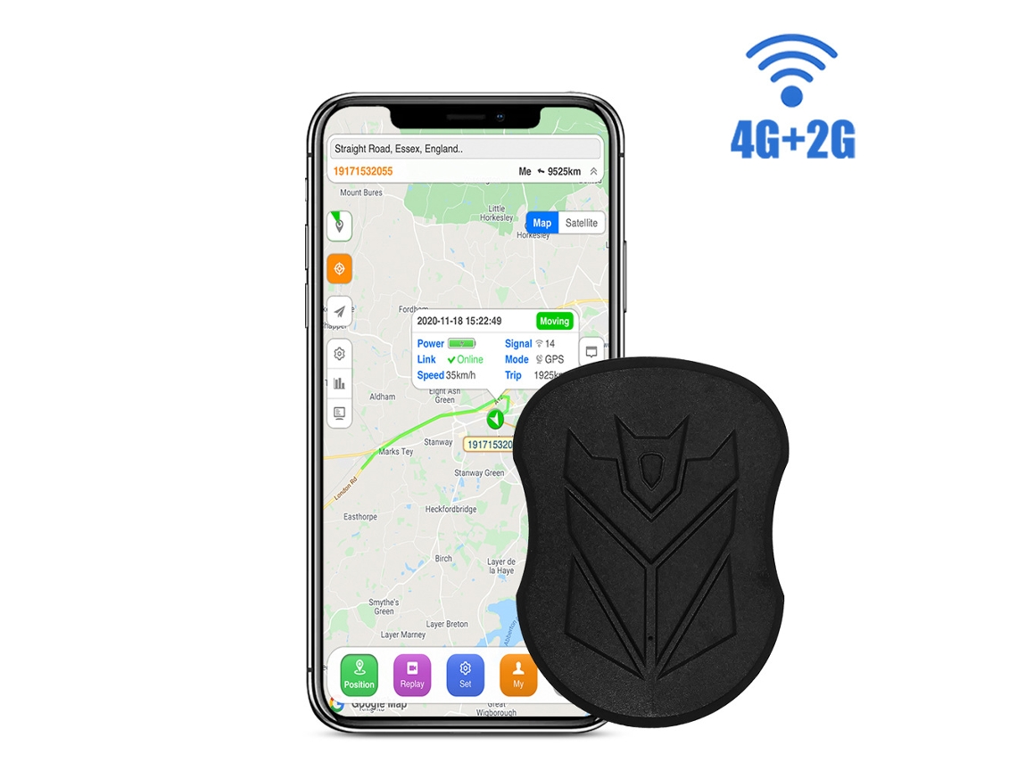 Localizador Gps Tracker Para Veículos St905l Preto