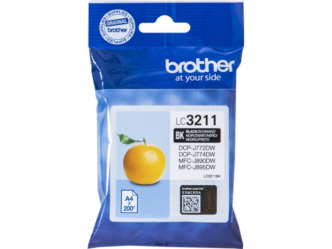 Cartucho BROTHER LC3211BK Negro