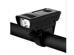 Luces de bicicleta, equipo de ciclismo, cuatro modos, recargables por USB, faros delanteros impermeables, accesorios de bicicleta Yizhood (negro)