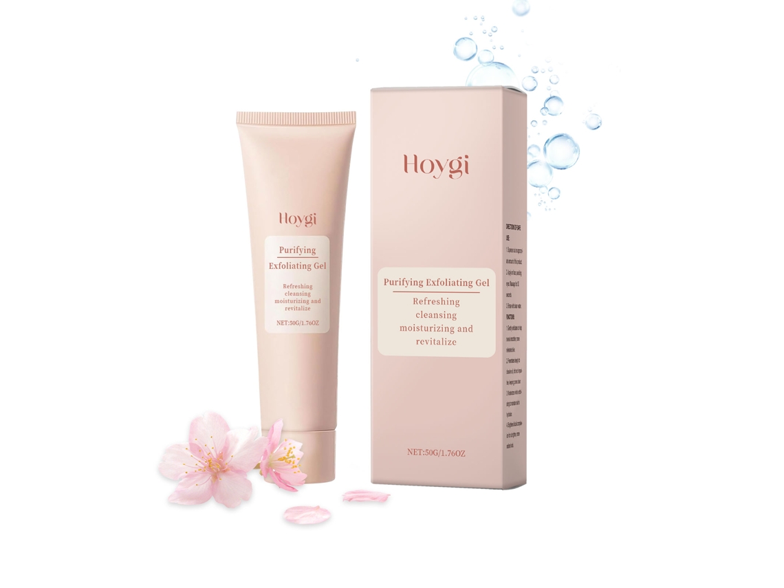 Gel exfoliante facial radiante y suave