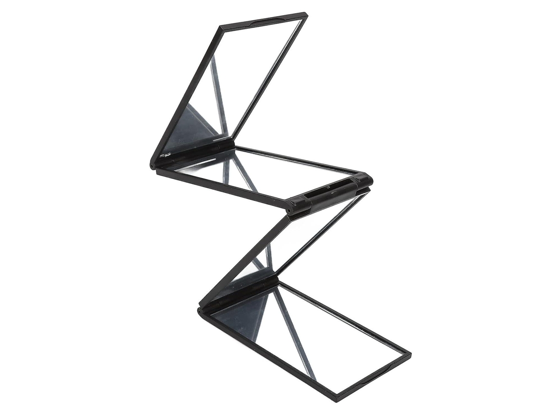 Espejo De 4 Paneles 360 Grados, Espejo Portátil Plegable De Mesa Para Corte De Cabello Y Maquillaje