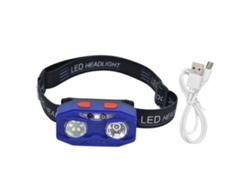 2026-linterna Frontal Led Recargable Con Inducción Por Movimiento, Impermeable, Fuente Dual, Bandana Ajustable