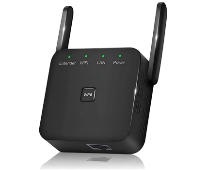 2024 Extensor WiFi más nuevo, repetidor WiFi Nueva versión hasta un 84% más rápida Cobertura WiFi más amplia WiFi más rápido, amplificador de CHRON...