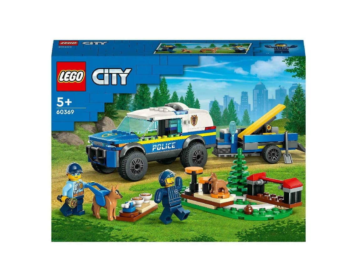 Treino de Cão-polícia Móvel - 60369 LEGO-CITY 