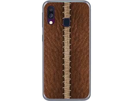 Carcasa Samsung Galaxy A40 TUMUNDOSMARTPHONE Cuero 01 Multicolor