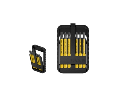 WIHA Juego de bits Power slimBit electric en surtido, de 7 uds., incl. caja de slimBits (44106)