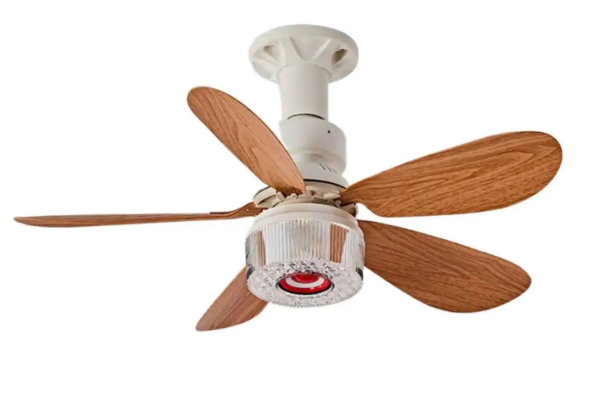 Ventilador De Techo E27 Eifson Con Rgb Altavoz Bluetooth Y Mando A Distancia 3 Velocidadesmadera