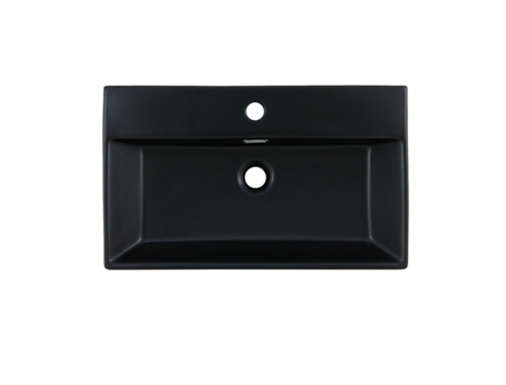 Lavabo ML-DESIGN (60 x 36.4 x 13 - Cerámica - Negro)