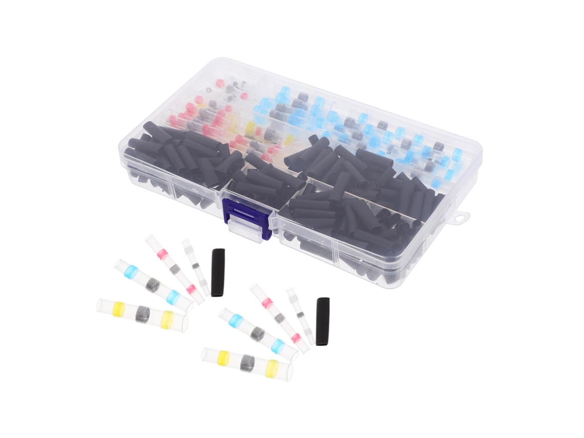 Kit De 300 Conectores De Soldadura Aislados Termorretráctiles Para Diversas Aplicaciones.
