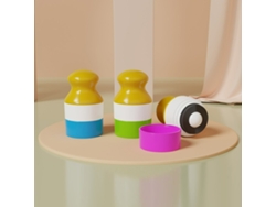 Aplicador portátil recargable de protector solar con rodillo de espuma para niños y viajes (crema y loción)