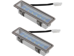 Juego De 2 Bombillas Led Rectangulares De 12 V Cc Para Iluminación Bajo La Campana Extractora De Cocina.
