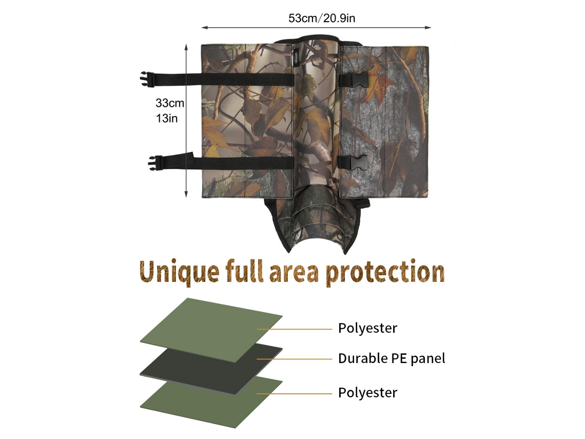 Protector De Pies Anti-mordeduras De Serpiente Con Camuflaje Para Exteriores