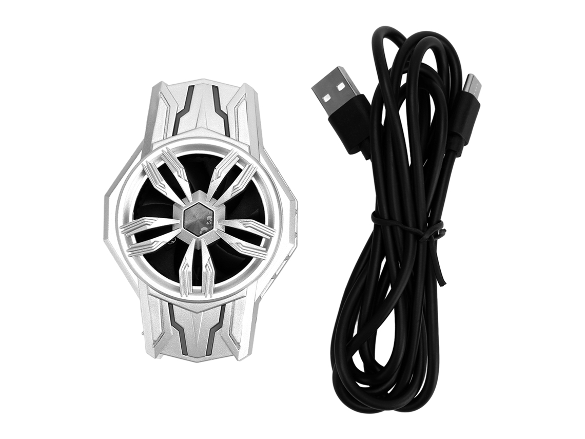 Resfriador De Celular Com Clip S1 Dissipador De Calor Semiconductor Para Jogos Vídeos Prata