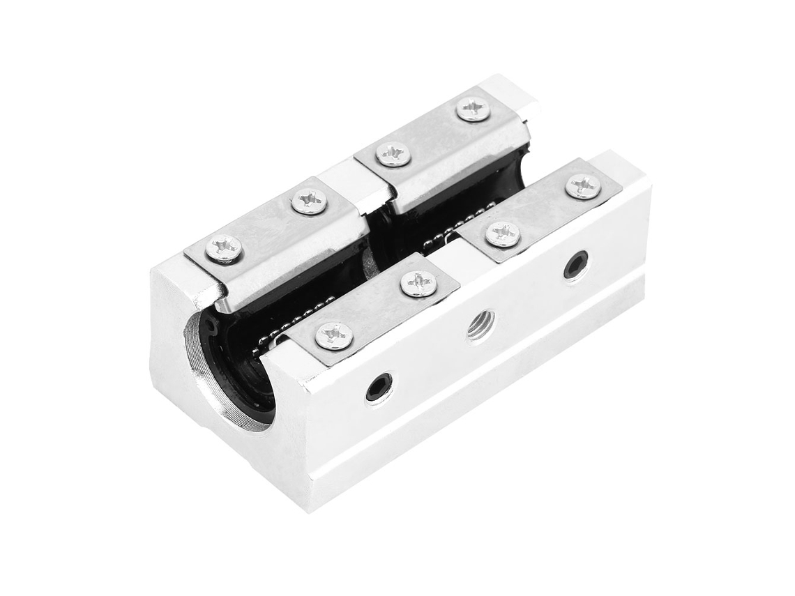 Rodamiento Lineal Abierto Sbr12s-pp-uu, Bloque Deslizante De Aluminio De 12 Mm, Bajo Nivel De Ruido Y Alta Precisión.