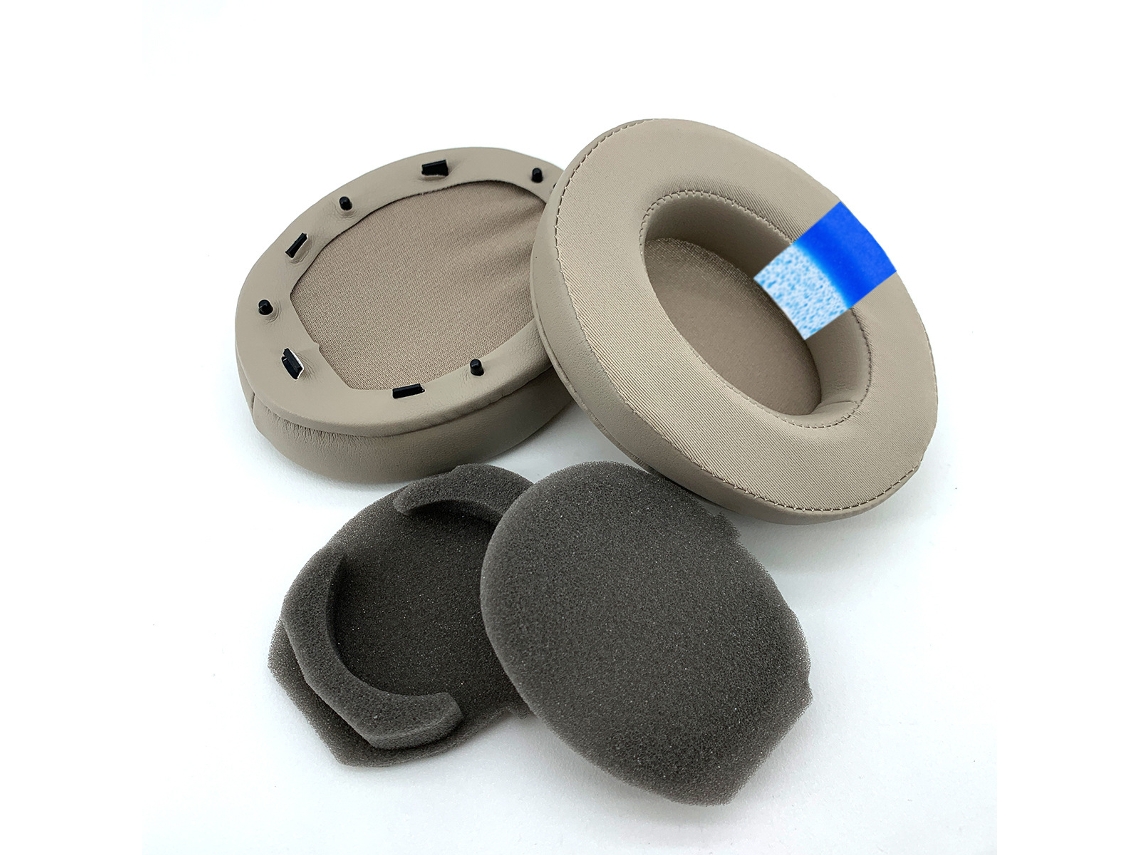 Almohadillas para auriculares Sony WH-1000XM3, espuma suave, gel refrigerante, color dorado.