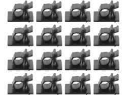 50 Clips Autoadhesivos Ajustables Para La Gestión De Cables