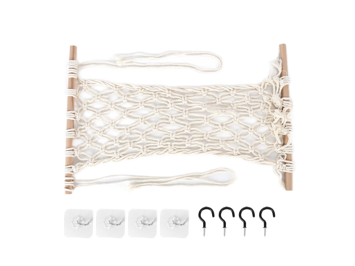 Hamaca Colgante De Red De Algodón Para Frutas, Cesta De Frutas Para La Cocina, Decoración Del Hogar Y Almacenamiento.