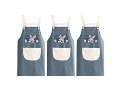 3 Piezas De Delantales De Cocina Impermeables En Pvc, Monos Profesionales Resistentes Al Aceite