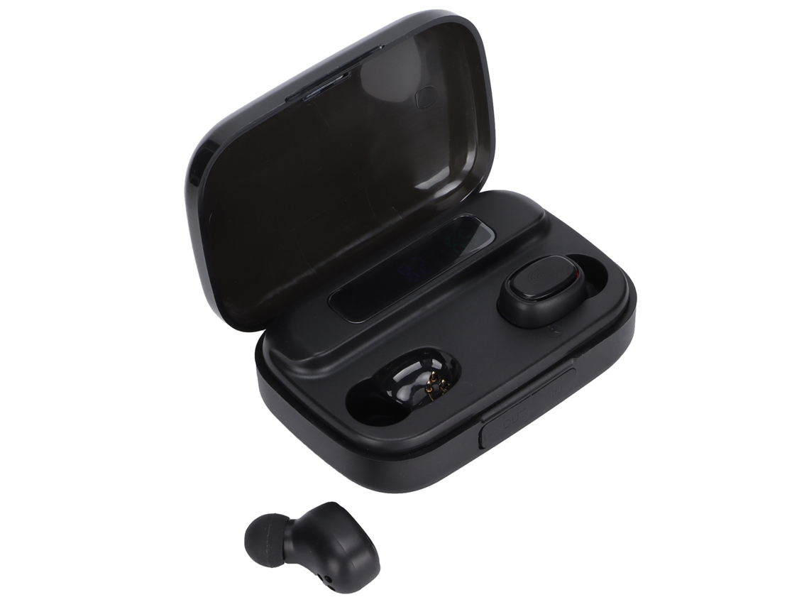Fone De Ouvido Bluetooth 5.1 Estéreo Verdadeiro Sem Fio Conexão Inteligente Recarregável Binaural