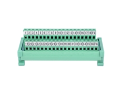 Conector De Cable De Bloque De Terminales Scsi Plc De 36 Puntos Para Suministros Eléctricos, Riel Din De 35 Mm