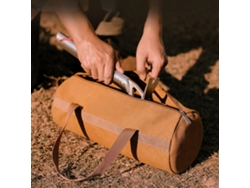 Bolsa De Almacenamiento Portátil Para Herramientas De Montaje De Tiendas De Campaña De Lona Con Clavos Largos Y Martillo.