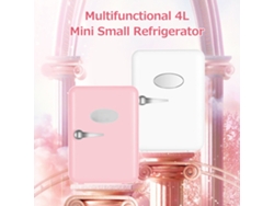 Mini Refrigerador De 4 Litros Para Coche Y Hogar - Doble Función - Enfría Y Calienta Cosméticos Y Productos Para El Cuidado De La Piel.
