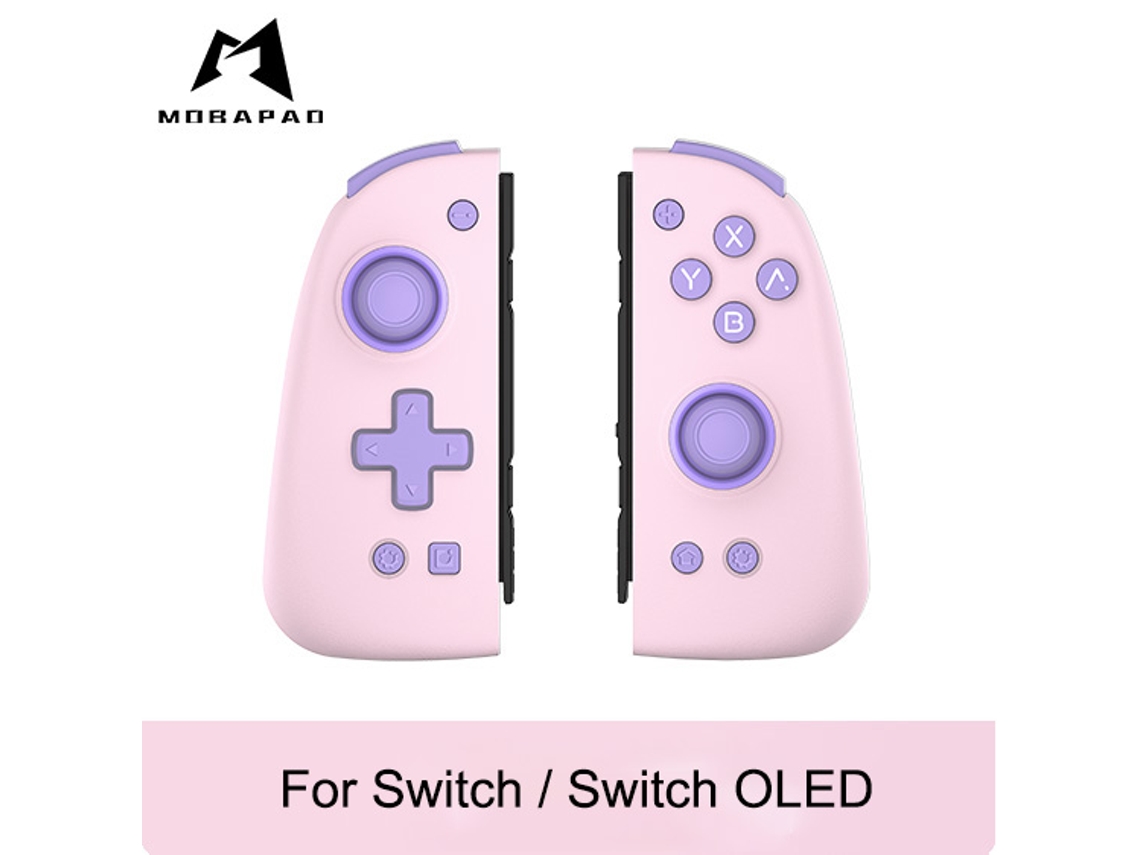 Mando Mobapad S1 HD/S1 S con joystick de efecto Hall, compatible con Nintendo Switch NS Oled, color rosa. Aeuzwr